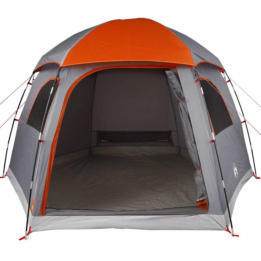 Rodinný Stan Igloo Pro 6 Osob, Šedý A Oranžový, Vodotěsný