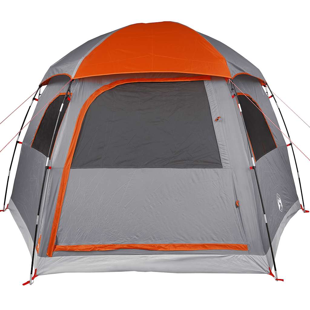 Rodinný Stan Igloo Pro 6 Osob, Šedý A Oranžový, Vodotěsný