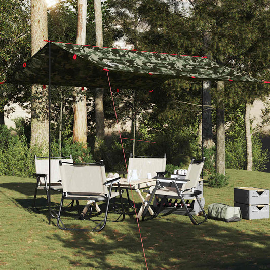 Kempingová Plachta Nepromokavá Maskáčová