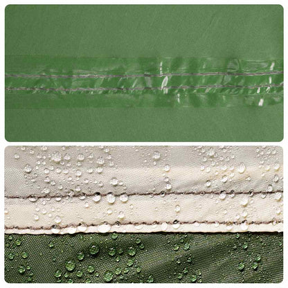 Kempingový Větrolam Zelený Nepromokavý