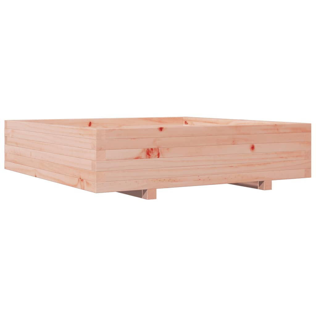 Zahradní Truhlík 100 X 100 X 26,5 Cm Masivní Dřevo Douglasky Přírodně Impregnované