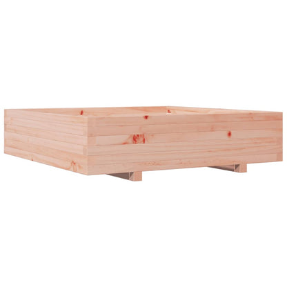 Zahradní Truhlík 100 X 100 X 26,5 Cm Masivní Dřevo Douglasky Přírodně Impregnované