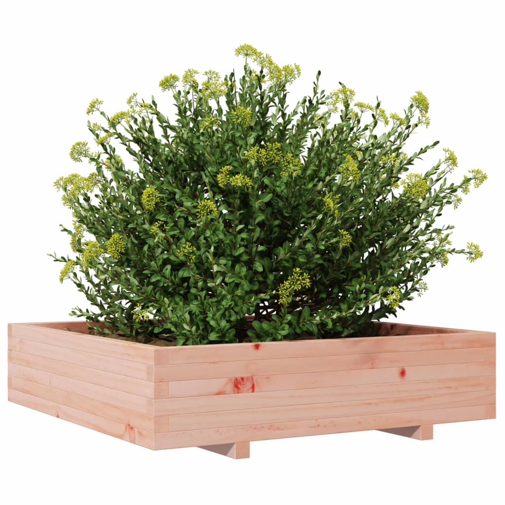 Zahradní Truhlík 100 X 100 X 26,5 Cm Masivní Dřevo Douglasky Přírodně Impregnované