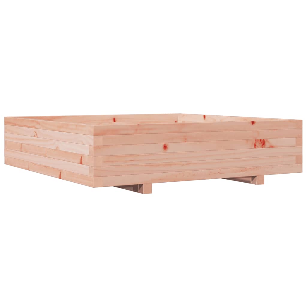 Zahradní Truhlík 100 X 100 X 26,5 Cm Masivní Dřevo Douglasky Přírodně Impregnované