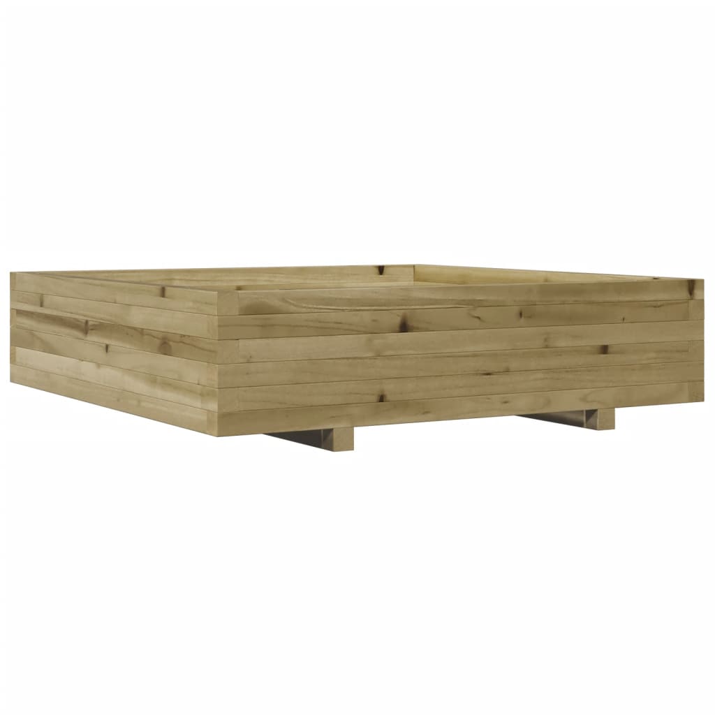 Zahradní Truhlík 100 X 100 X 26,5 Cm Impregnované Borové Dřevo