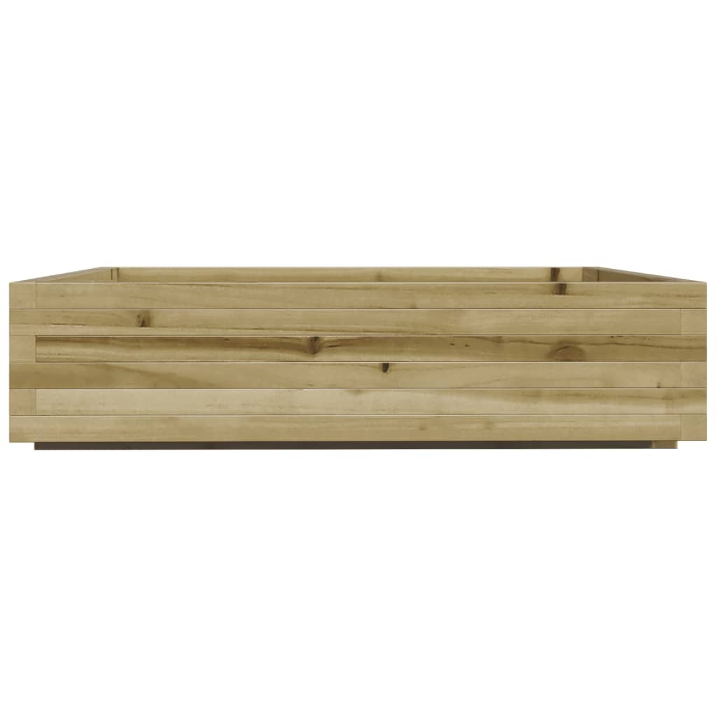 Zahradní Truhlík 100 X 100 X 26,5 Cm Impregnované Borové Dřevo