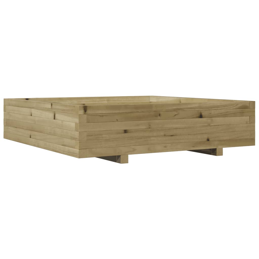 Zahradní Truhlík 100 X 100 X 26,5 Cm Impregnované Borové Dřevo