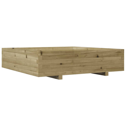 Zahradní Truhlík 100 X 100 X 26,5 Cm Impregnované Borové Dřevo
