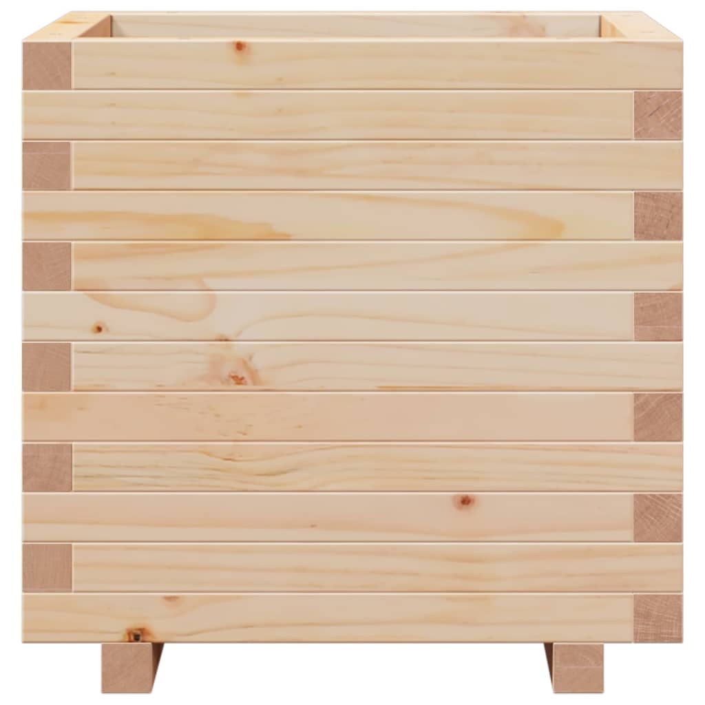 Zahradní Truhlík 50 X 50 X 49,5 Cm Masivní Borové Dřevo