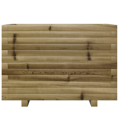 Zahradní Truhlík 70 X 40 X 49,5 Cm Impregnované Borové Dřevo Přírodně Impregnované