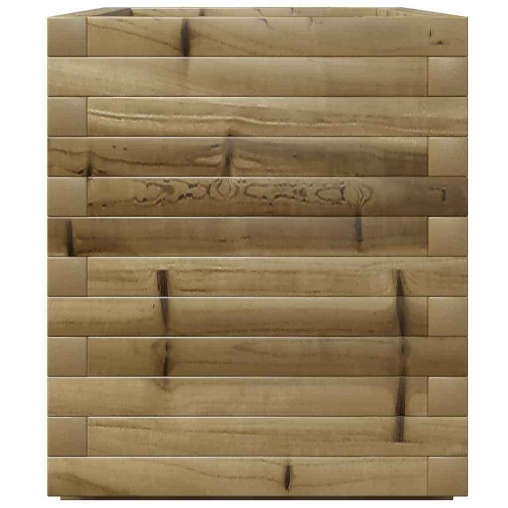Zahradní Truhlík 70 X 40 X 49,5 Cm Impregnované Borové Dřevo Přírodně Impregnované