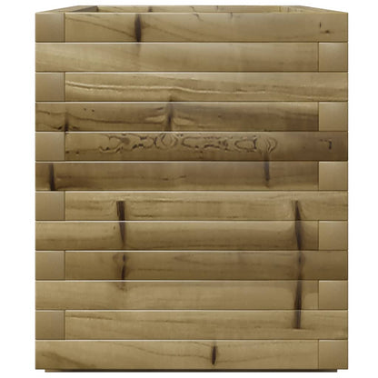 Zahradní Truhlík 70 X 40 X 49,5 Cm Impregnované Borové Dřevo Přírodně Impregnované