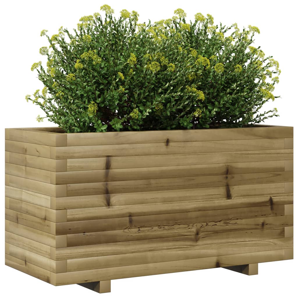 Zahradní Truhlík 90 X 40 X 49,5 Cm Impregnované Borové Dřevo