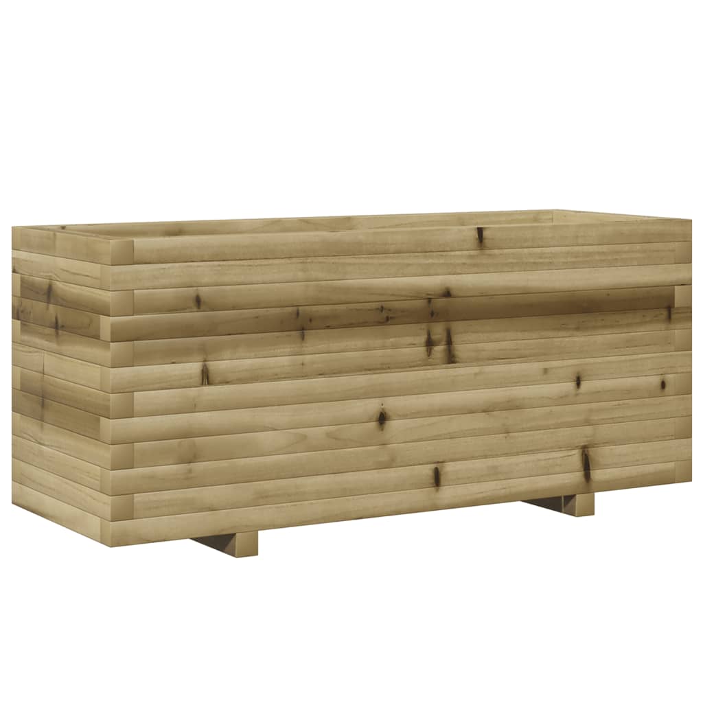 Zahradní Truhlík 110 X 40 X 49,5 Cm Impregnované Borové Dřevo