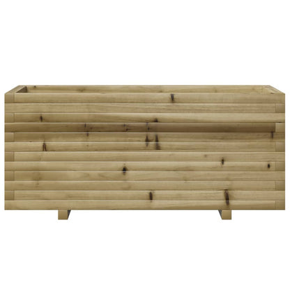 Zahradní Truhlík 110 X 40 X 49,5 Cm Impregnované Borové Dřevo