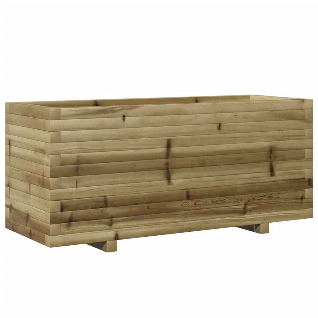 Zahradní Truhlík 110 X 40 X 49,5 Cm Impregnované Borové Dřevo