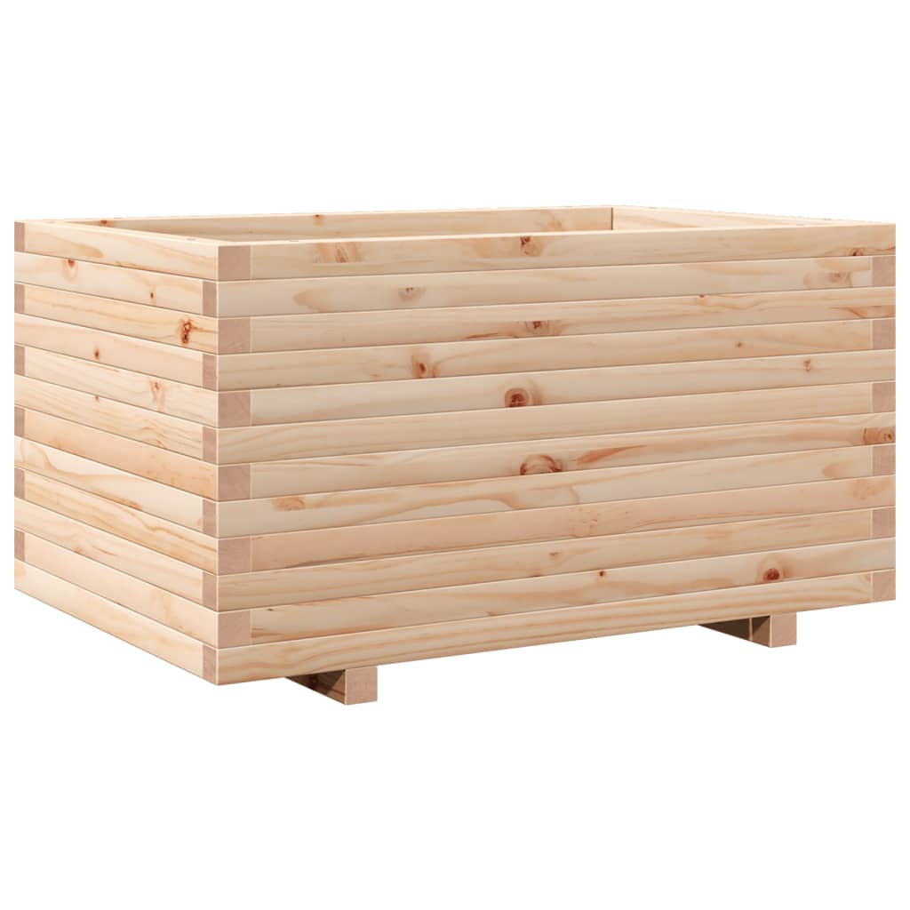 Zahradní Truhlík 90 X 60 X 49,5 Cm Masivní Borové Dřevo
