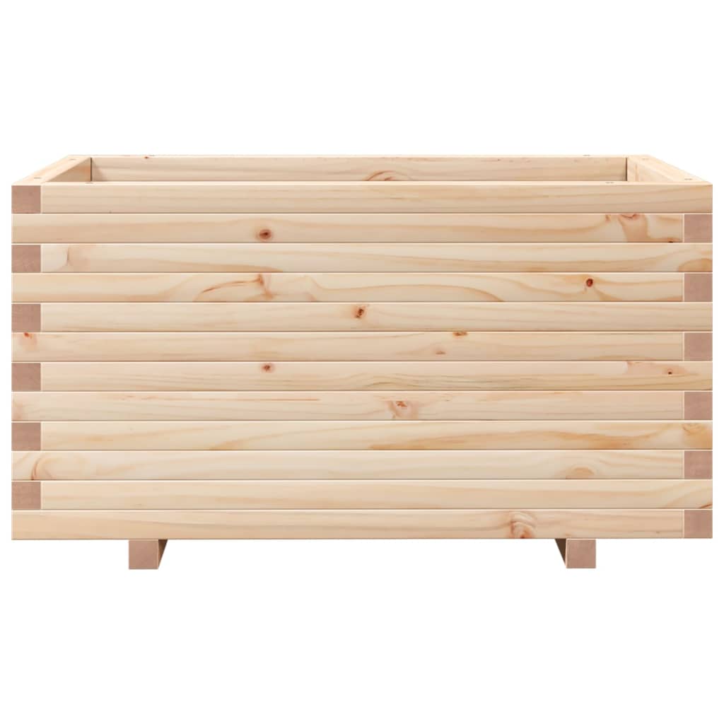 Zahradní Truhlík 90 X 60 X 49,5 Cm Masivní Borové Dřevo