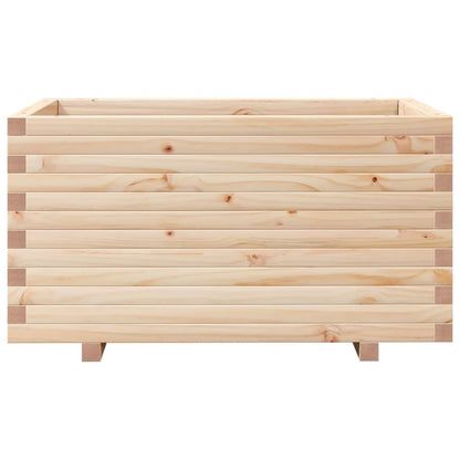 Zahradní Truhlík 90 X 60 X 49,5 Cm Masivní Borové Dřevo