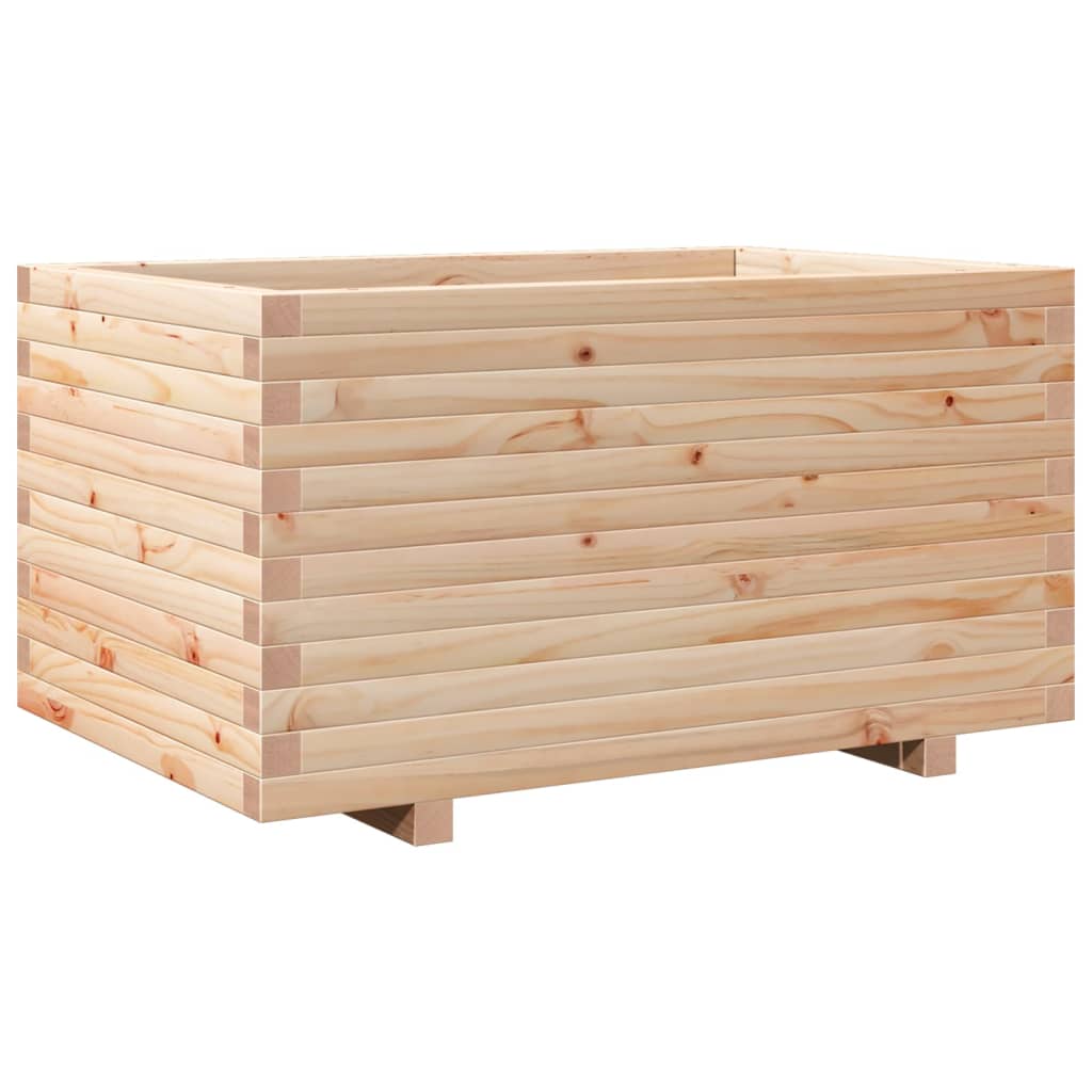 Zahradní Truhlík 90 X 60 X 49,5 Cm Masivní Borové Dřevo