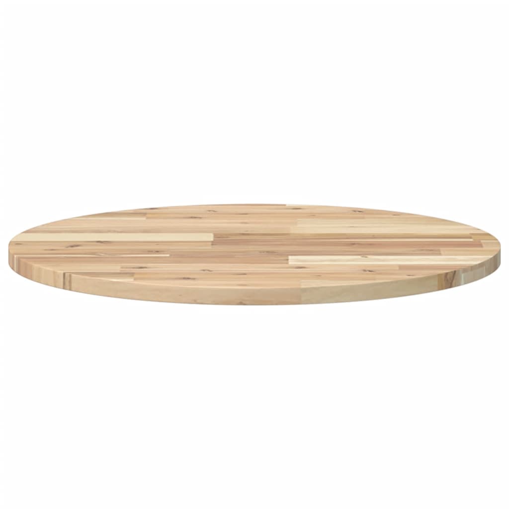 Stolní Deska Kulatá Ø 60 X 2 Cm Masivní Akáciové Dřevo