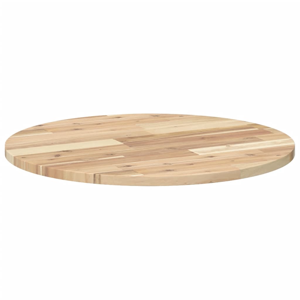 Stolní Deska Kulatá Ø 60 X 2 Cm Masivní Akáciové Dřevo