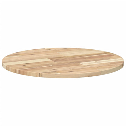 Stolní Deska Kulatá Ø 60 X 2 Cm Masivní Akáciové Dřevo