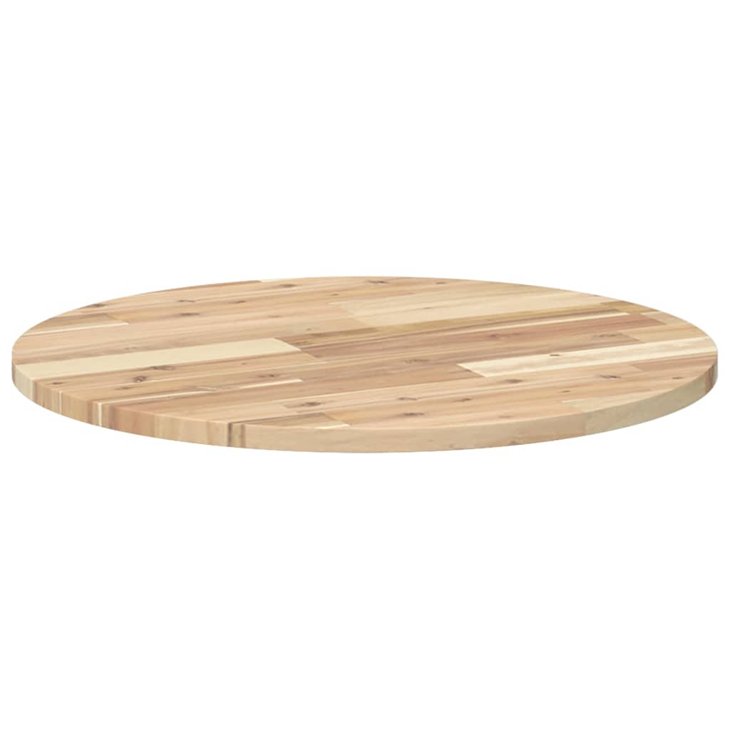 Stolní Deska Kulatá Ø 60 X 2 Cm Masivní Akáciové Dřevo