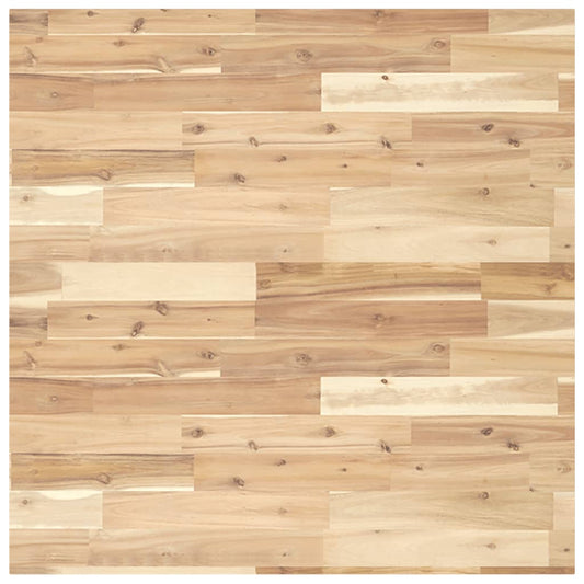 Stolní Deska Čtvercová 90 X 90 X 2 Cm Masivní Akáciové Dřevo