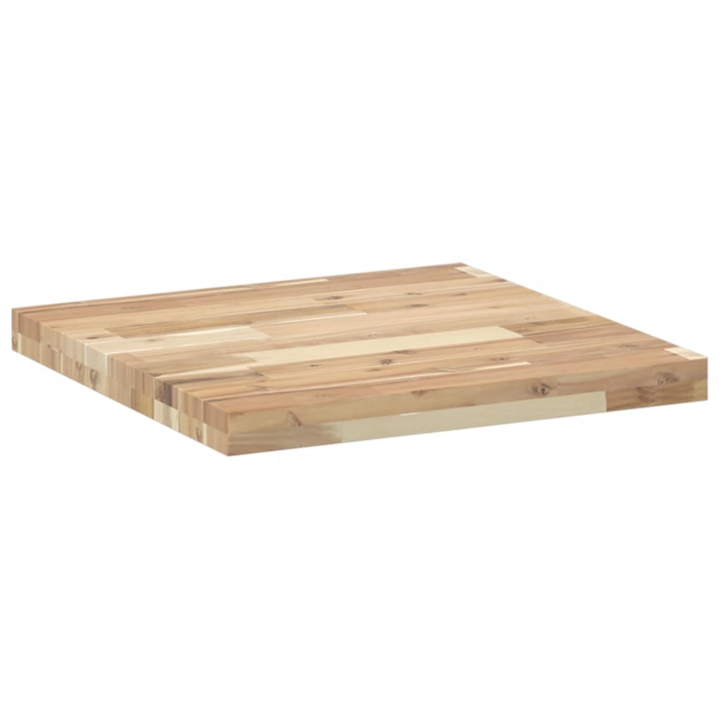 Stolní Deska Čtvercová 50 X 50 X 4 Cm Masivní Akáciové Dřevo