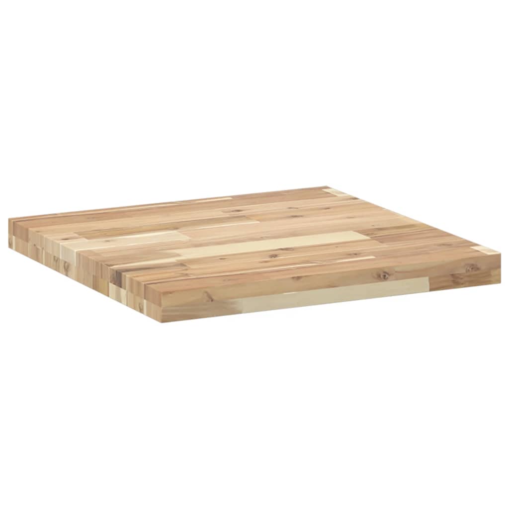Stolní Deska Čtvercová 50 X 50 X 4 Cm Masivní Akáciové Dřevo
