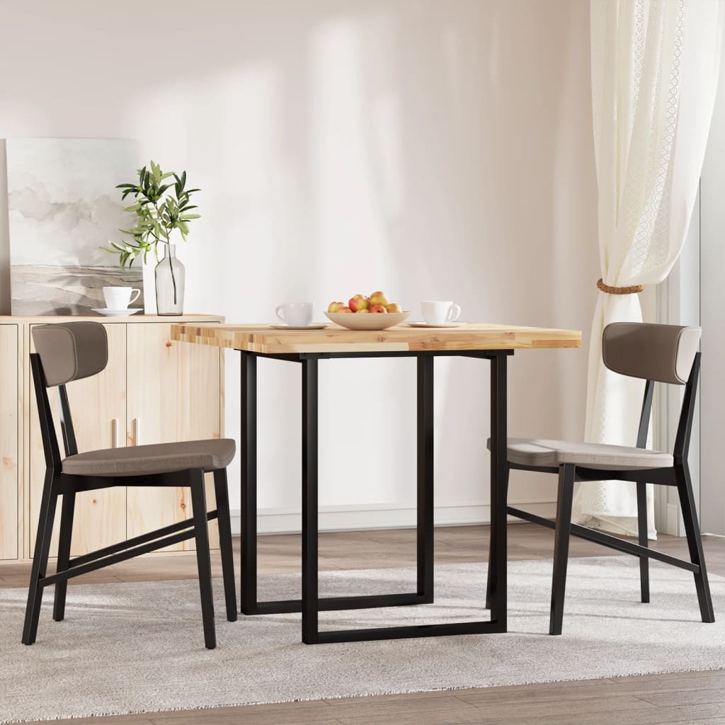 Stolní Deska Čtvercová 80 X 80 X 4 Cm Masivní Akáciové Dřevo