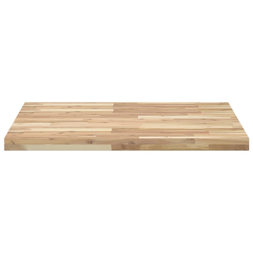 Stolní Deska Čtvercová 80 X 80 X 4 Cm Masivní Akáciové Dřevo
