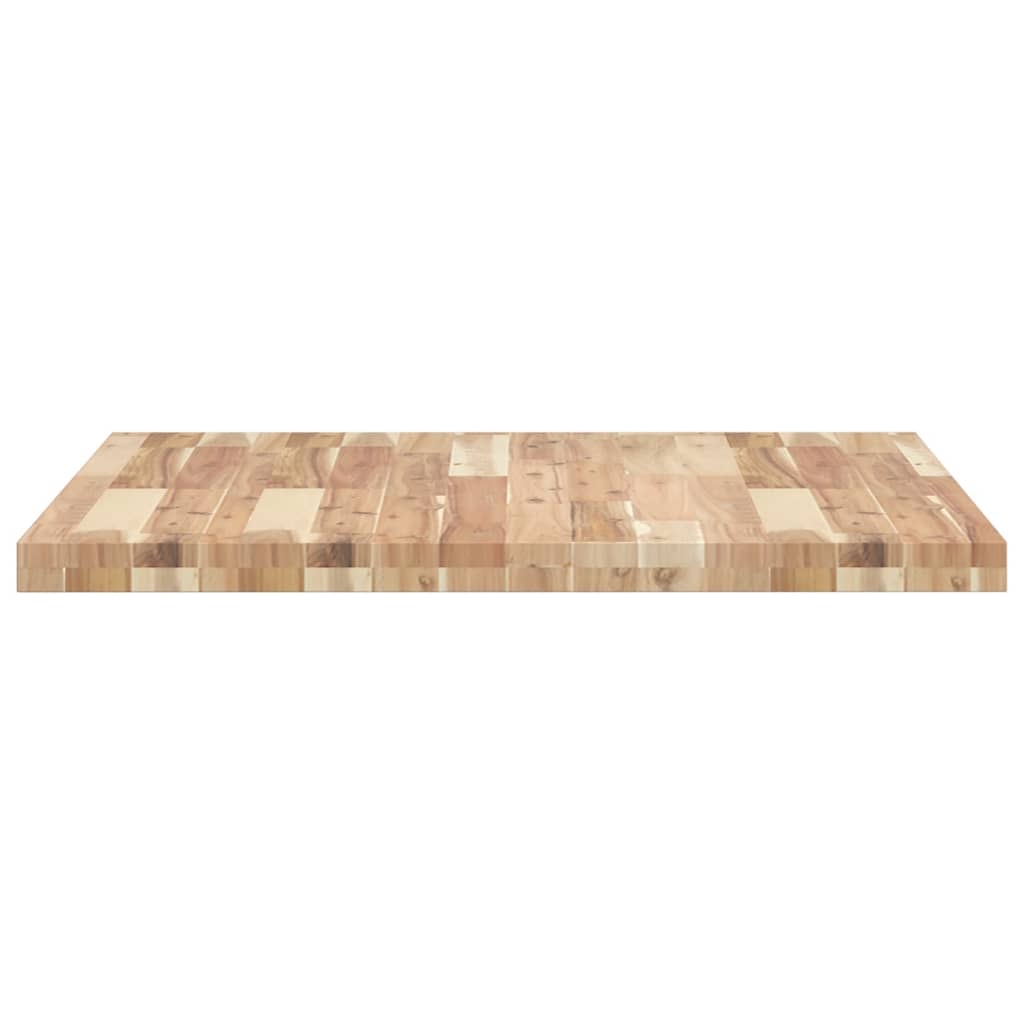 Stolní Deska Čtvercová 80 X 80 X 4 Cm Masivní Akáciové Dřevo
