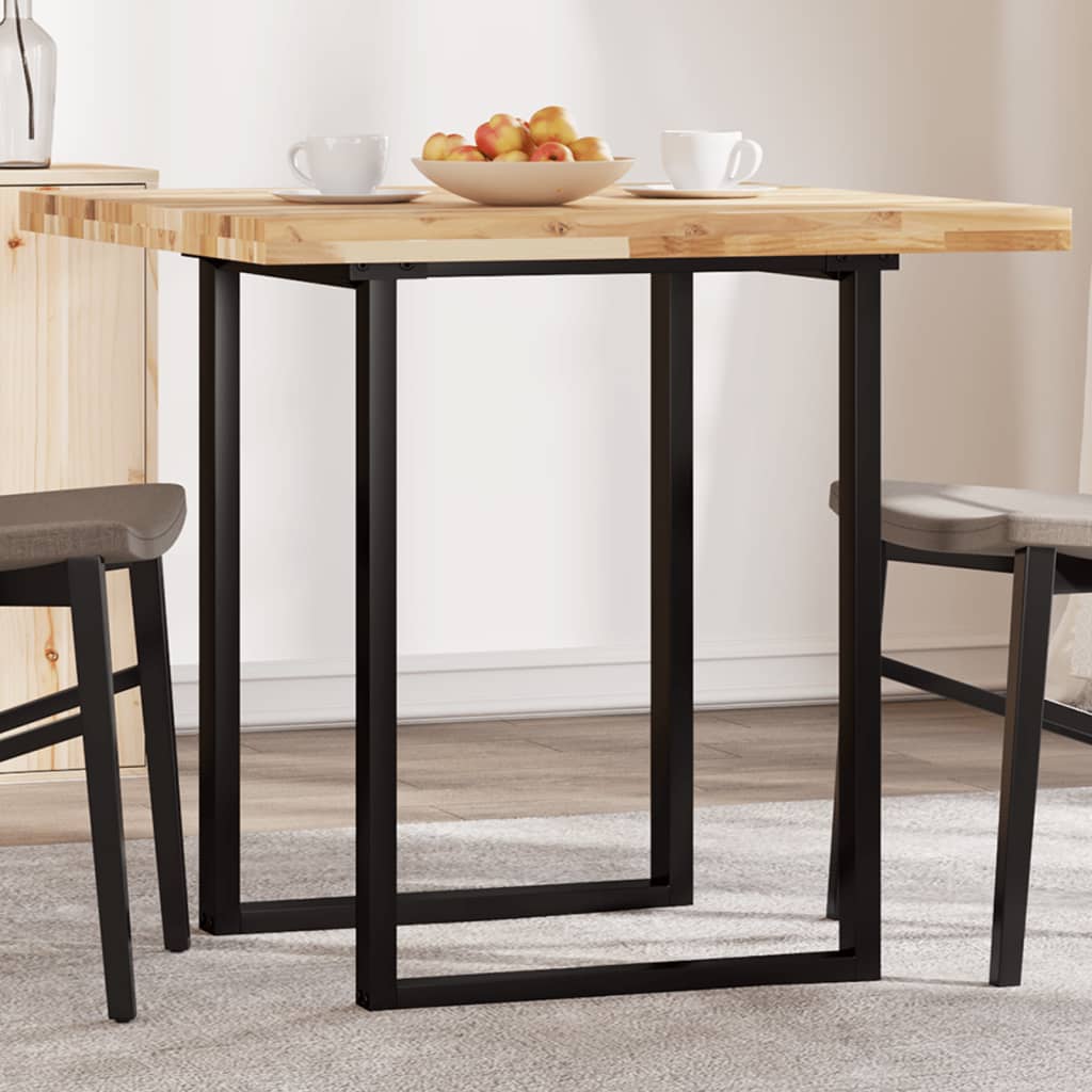 Stolní Deska Čtvercová 80 X 80 X 4 Cm Masivní Akáciové Dřevo