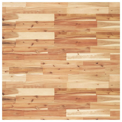 Stolní Deska Čtvercová 90 X 90 X 4 Cm Masivní Akáciové Dřevo
