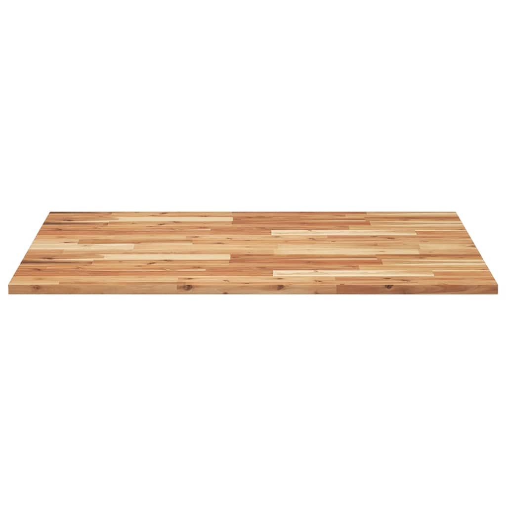 Stolní Deska Obdélníková 100 X 80 X 2 Cm Masivní Akáciové Dřevo