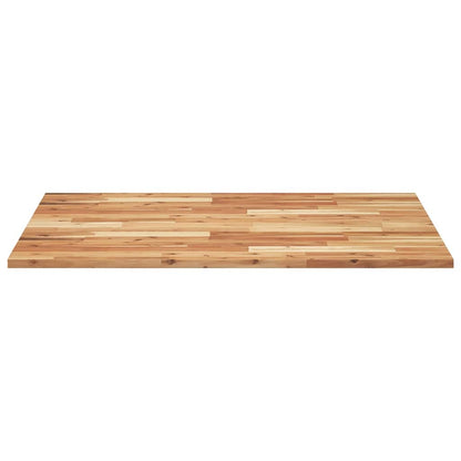 Stolní Deska Obdélníková 100 X 80 X 2 Cm Masivní Akáciové Dřevo