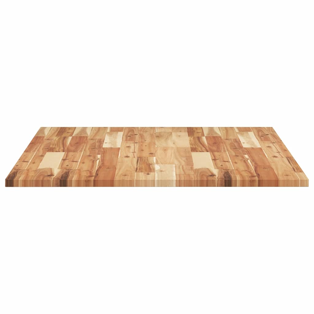 Stolní Deska Obdélníková 100 X 80 X 2 Cm Masivní Akáciové Dřevo