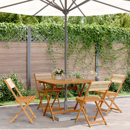 3Dílný Bistro Set Šedý Polypropylen A Masivní Dřevo