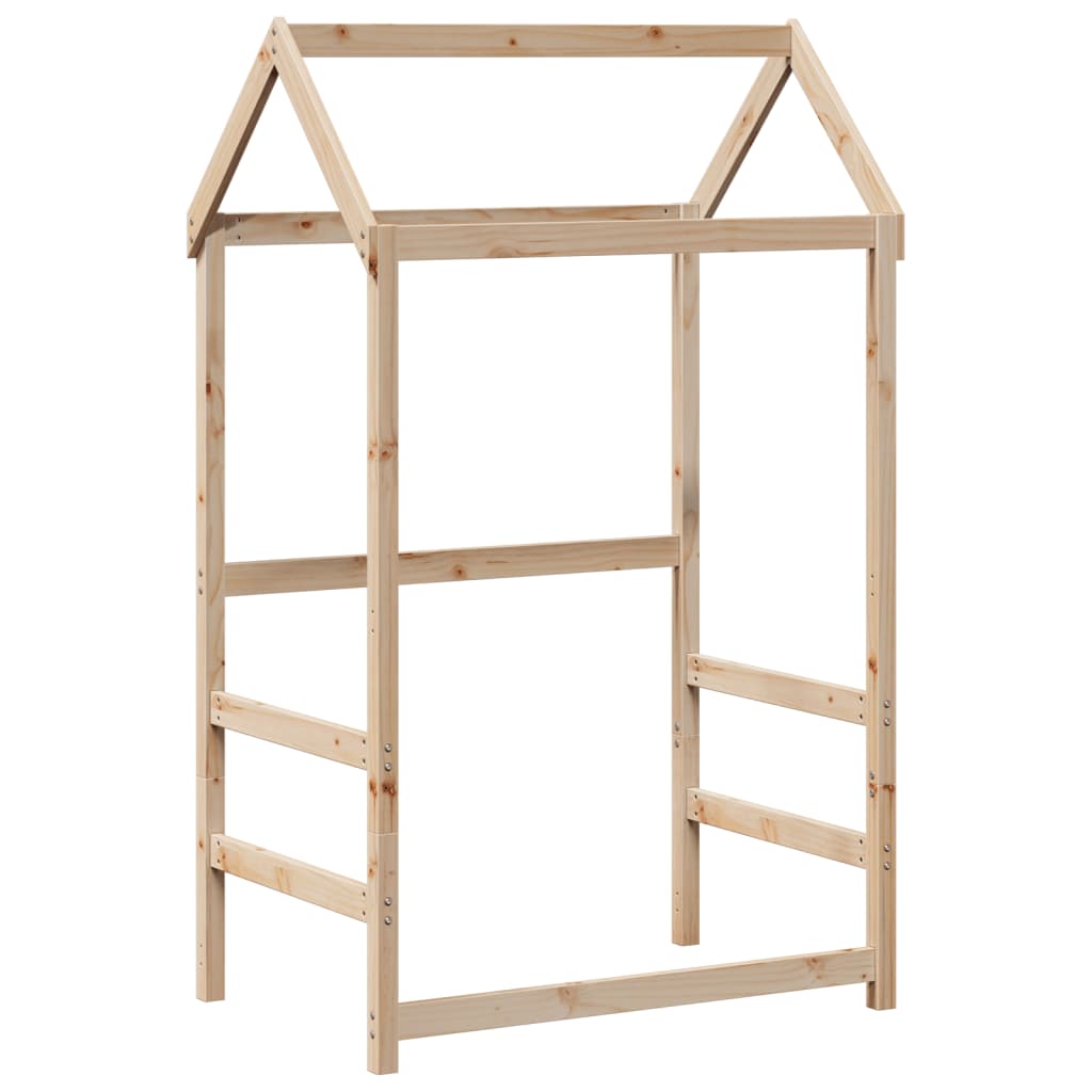 Postel A Lavice Se Střechou Masivní Borové Dřevo