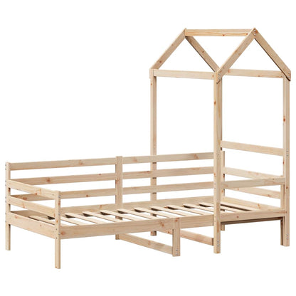 Válenda Se Střechou 80 X 200 Cm Masivní Borové Dřevo