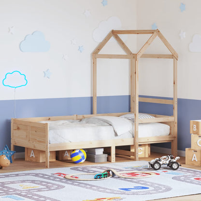 Válenda Se Střechou 80 X 200 Cm Masivní Borové Dřevo