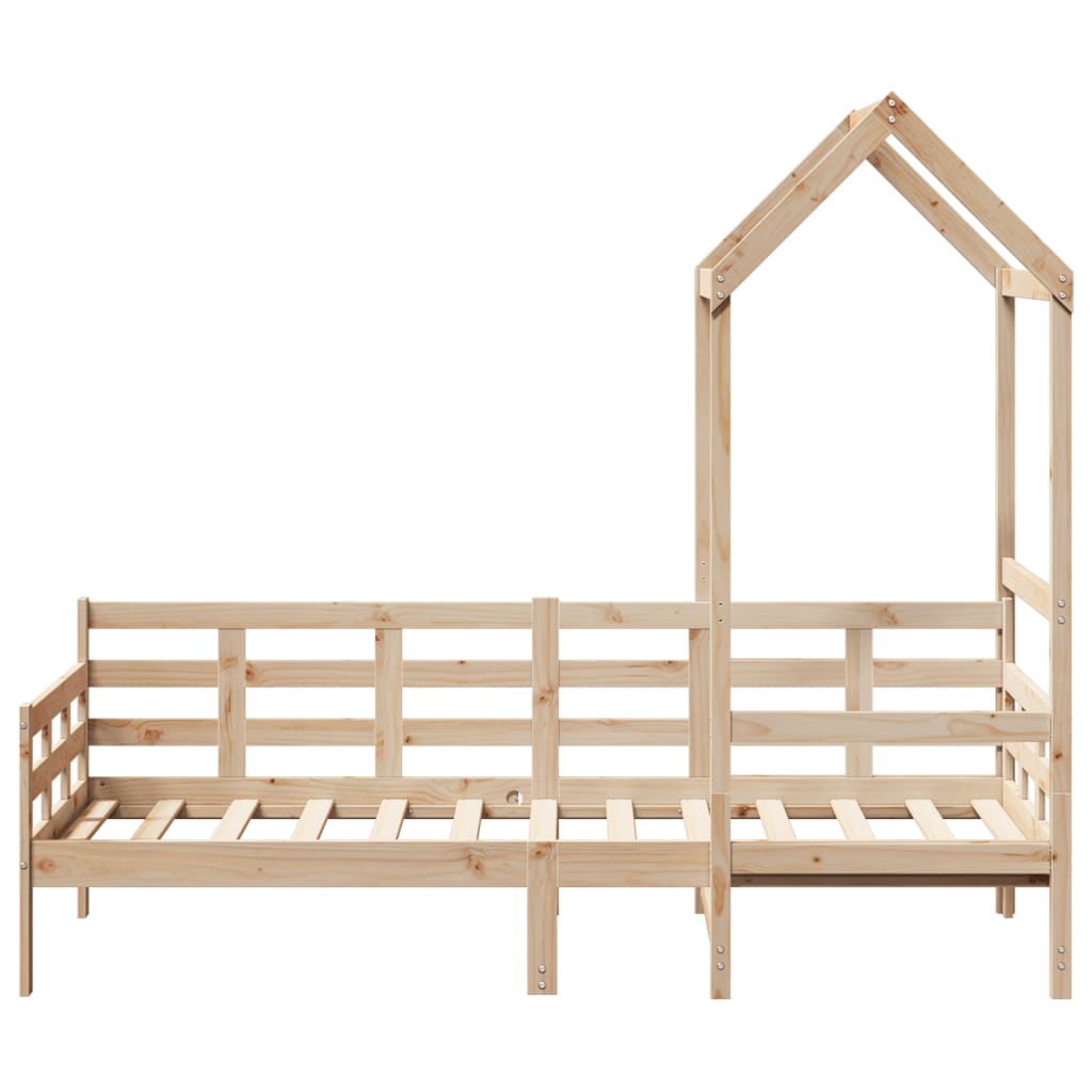Válenda Se Střechou 80 X 200 Cm Masivní Borové Dřevo