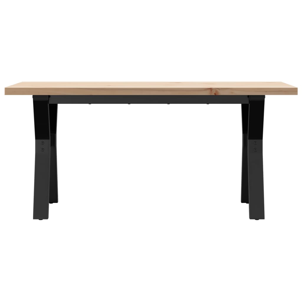 Konferenční Stolek S Y Rámem 100X50X45,5 Cm Borovice A Ocel