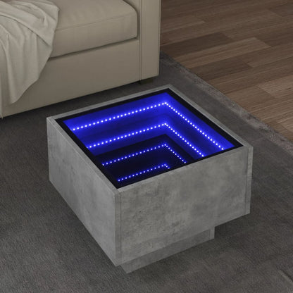 Odkládací Stolek S Led Kompozitní Dřevo