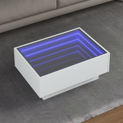 Odkládací Stolek S Led Kompozitní Dřevo