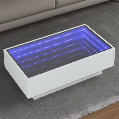 Odkládací Stolek S Led Kompozitní Dřevo