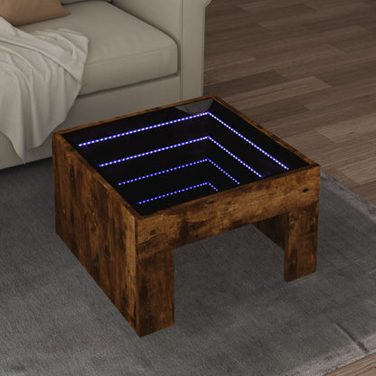 Konferenční Stolek S Infinity Led 40 X 40 X 30 Cm