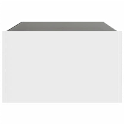 Konferenční Stolek S Infinity Led Bílý 70 X 50 X 30 Cm Bílá